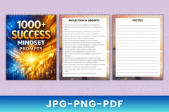 Success Mindset Prompt Book for Personal Growth - CraftNest - Digital Crafting and Art