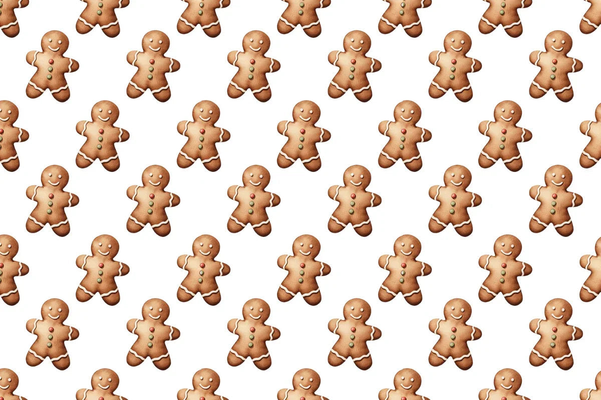 Gingerbread Christmas Cookies Seamless Papers - CraftNest - Digital Crafting and Art