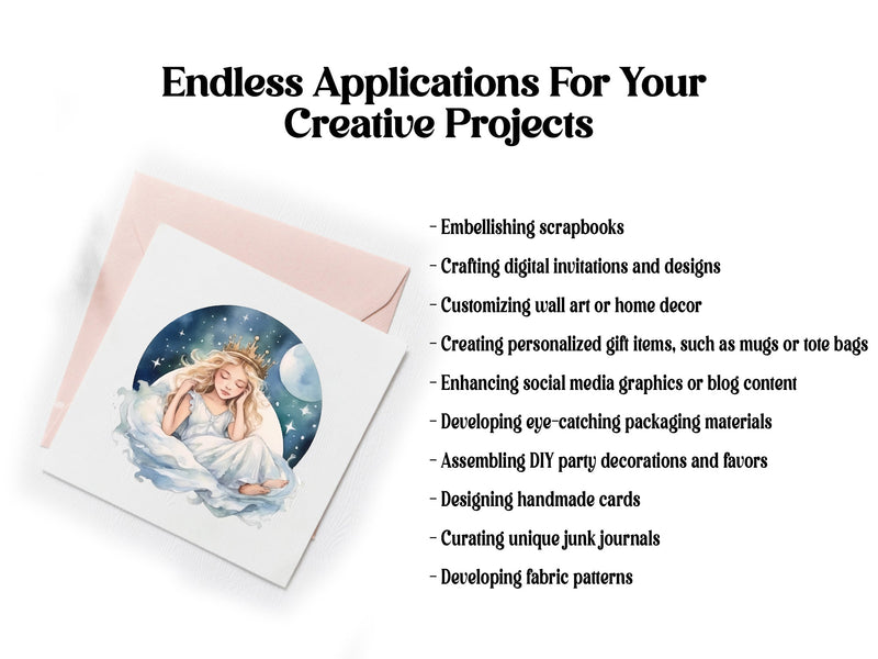 Moon Princesses Clipart - CraftNest