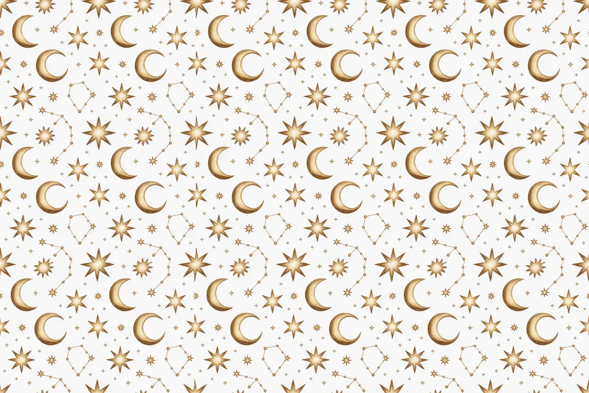 Celestial Gold & Navy Seamless Papers - CraftNest - Digital Crafting and Art