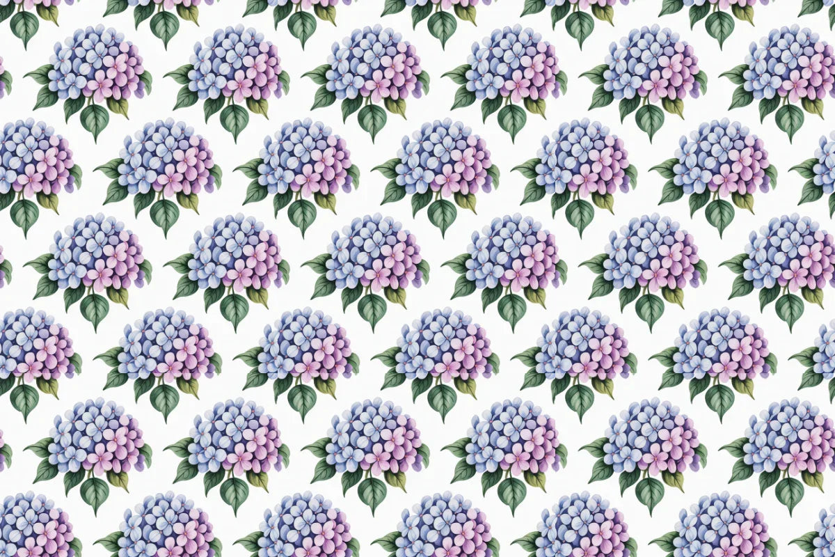 Hydrangeas Seamless Papers - CraftNest - Digital Crafting and Art