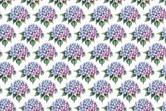 Hydrangeas Seamless Papers - CraftNest - Digital Crafting and Art