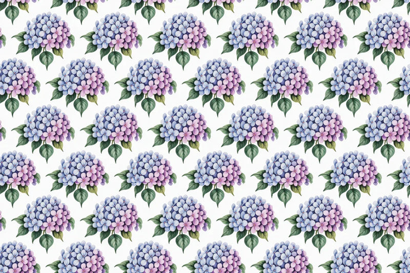 Hydrangeas Seamless Papers - CraftNest - Digital Crafting and Art
