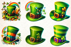 St Patrick's Hat Clipart Bundle - CraftNest - Digital Crafting and Art