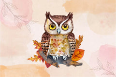 Autumn Owl Clipart Bundle - CraftNest - Digital Crafting and Art