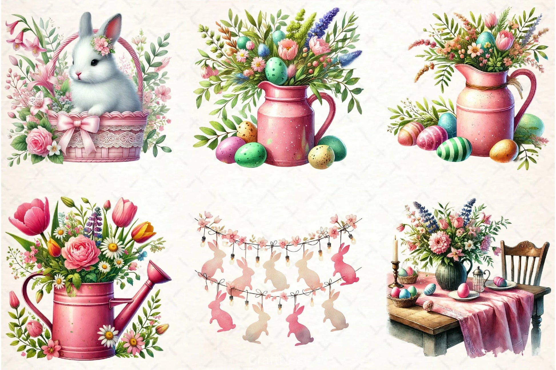 Easter Farm Clipart Bundle - CraftNest - Digital Crafting and Art