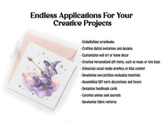 Purple Witches Clipart - CraftNest