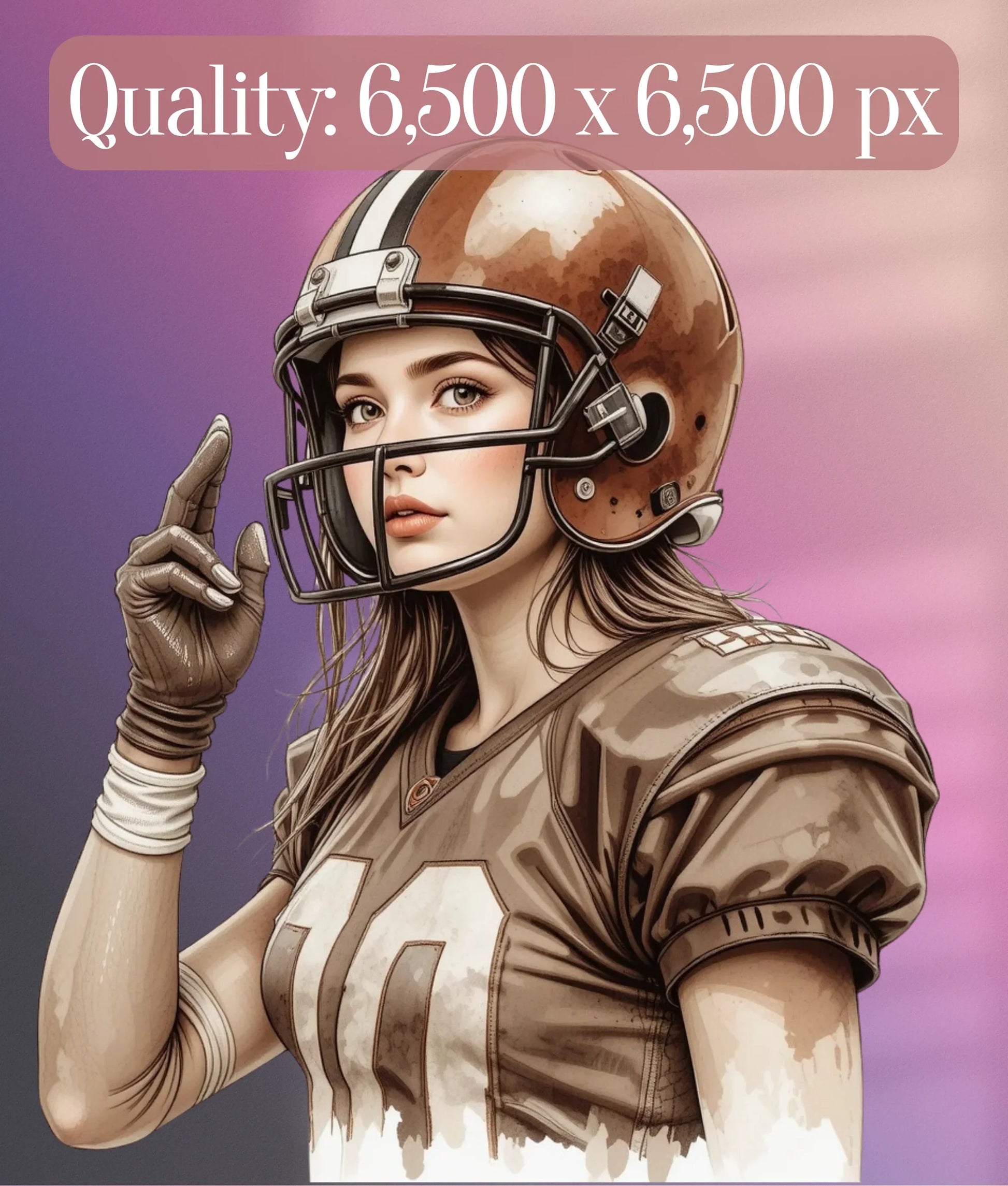 Vintage Football Portrait Clipart Bundle - CraftNest - Digital Crafting and Art
