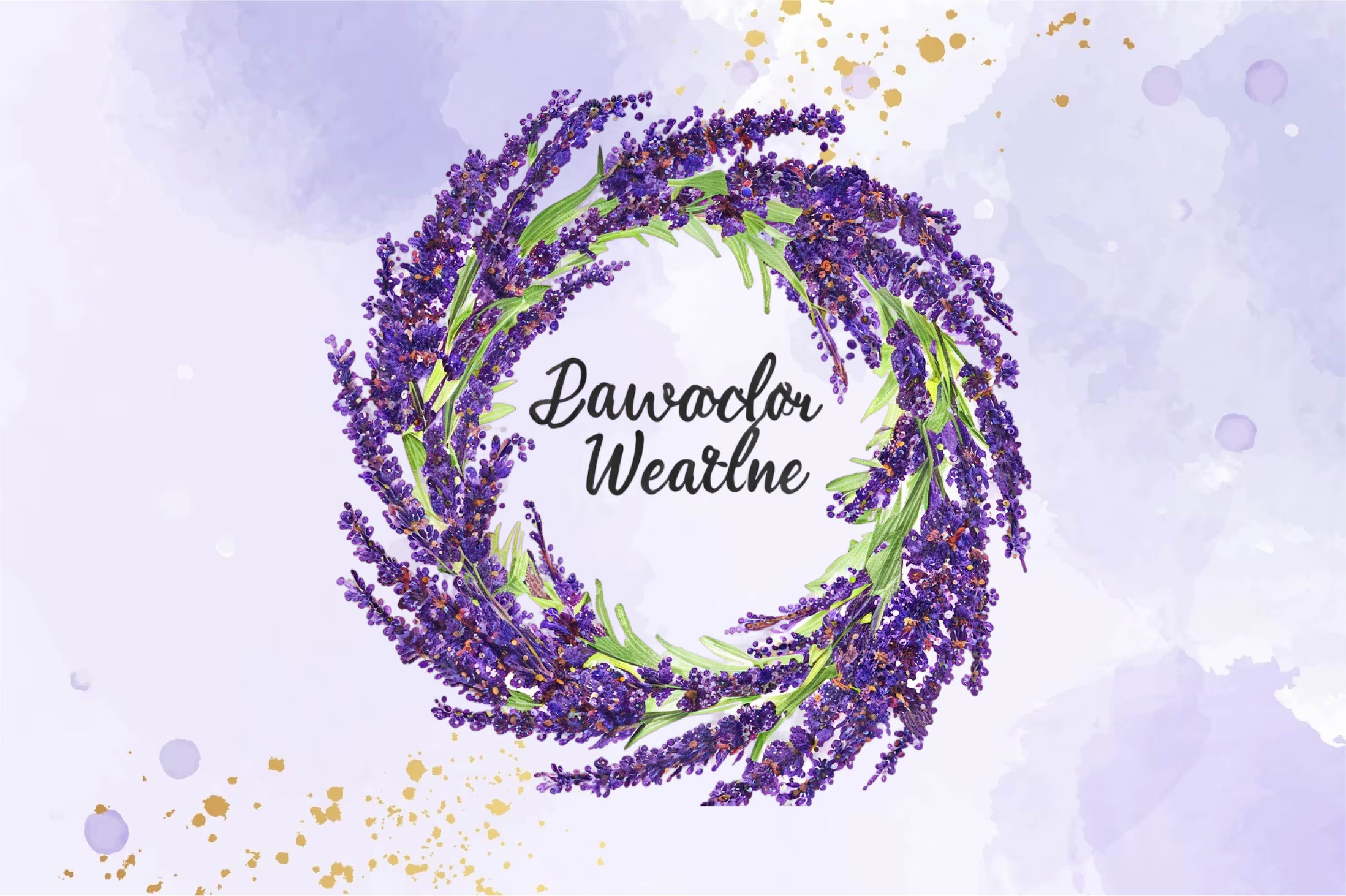 Lavender Wreath Clipart Bundle - CraftNest - Digital Crafting and Art