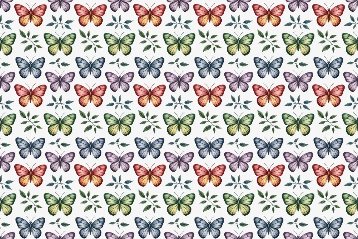 Pastel Butterflies Seamless Papers - CraftNest - Digital Crafting and Art