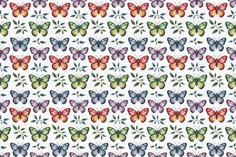Pastel Butterflies Seamless Papers - CraftNest - Digital Crafting and Art
