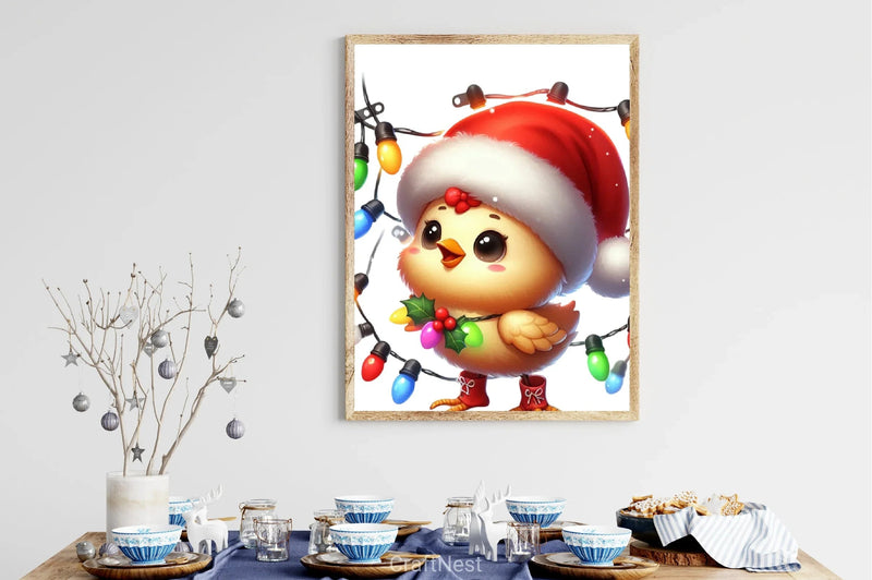 Christmas Chicken Clipart Bundle 2 - CraftNest - Digital Crafting and Art
