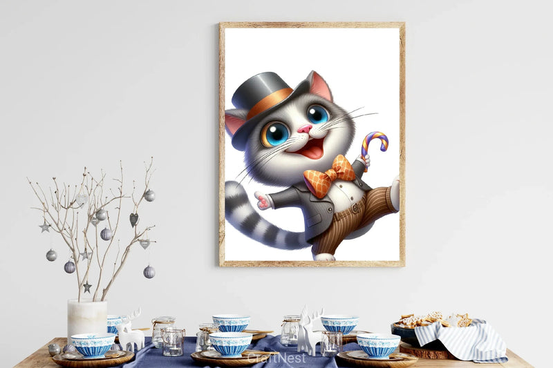 Cute Crazy Cats Clipart Bundle - CraftNest - Digital Crafting and Art