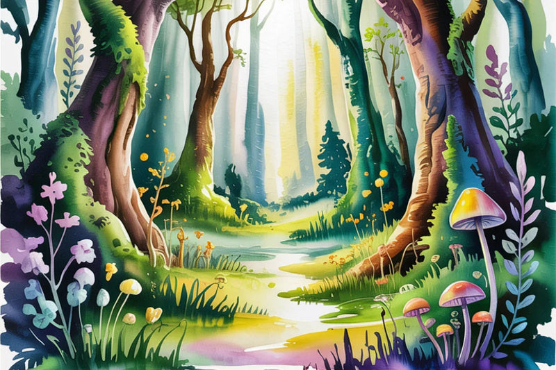 Enchanted Fairy Forests Background Papers - CraftNest - Digital Crafting and Art