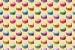Pastel Macarons Seamless Papers - CraftNest - Digital Crafting and Art