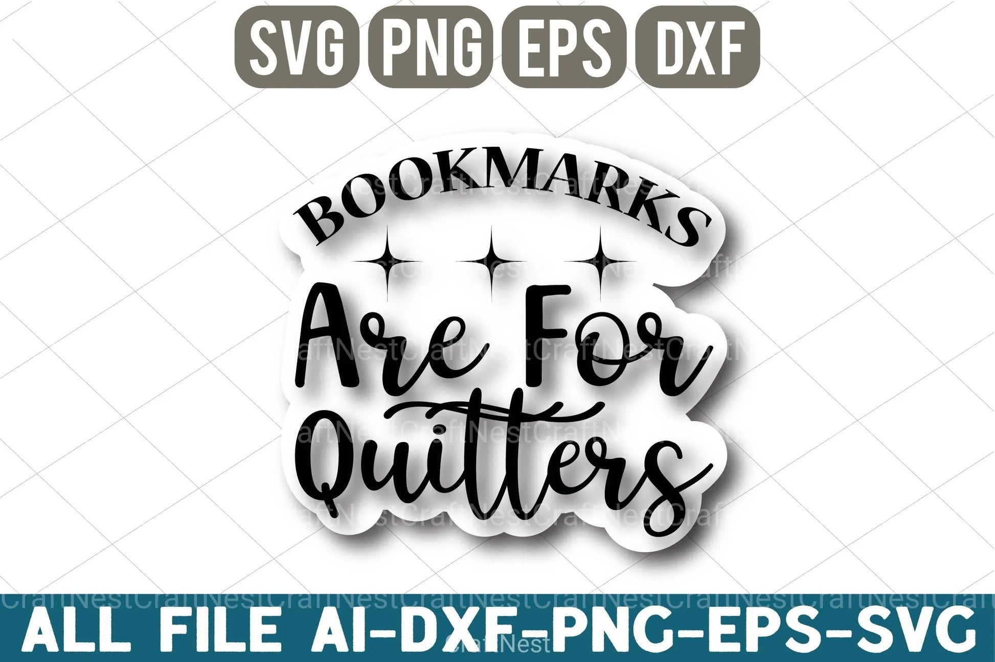 Book Lover Design Bundle - CraftNest - Digital Crafting and Art