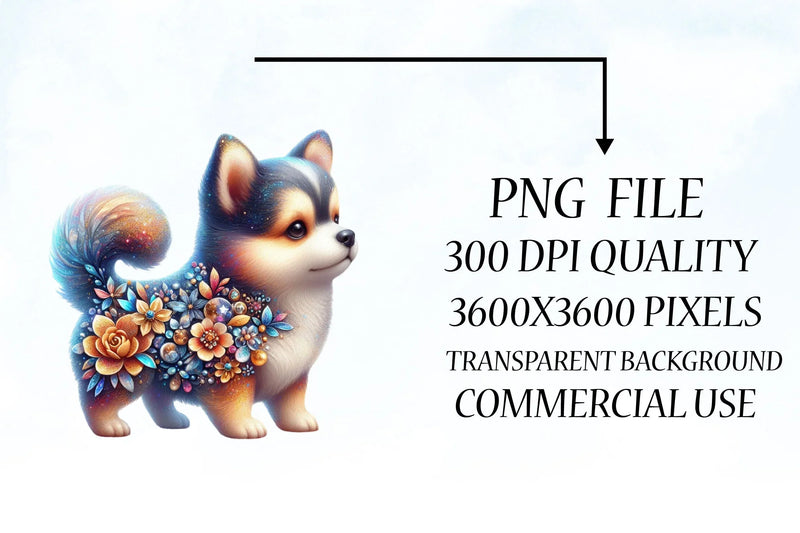 Glitter Dogs Clipart Bundle - CraftNest - Digital Crafting and Art