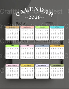 Budget Planner Starting at 100 - CraftNest - Digital Crafting and Art
