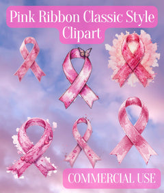Breast Cancer Awareness Clipart Bundle - CraftNest - Digital Crafting and Art
