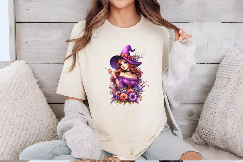 Halloween Witch Girl Clipart Bundle 3 - CraftNest - Digital Crafting and Art