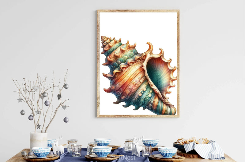 Seashells Clipart Bundle - CraftNest - Digital Crafting and Art