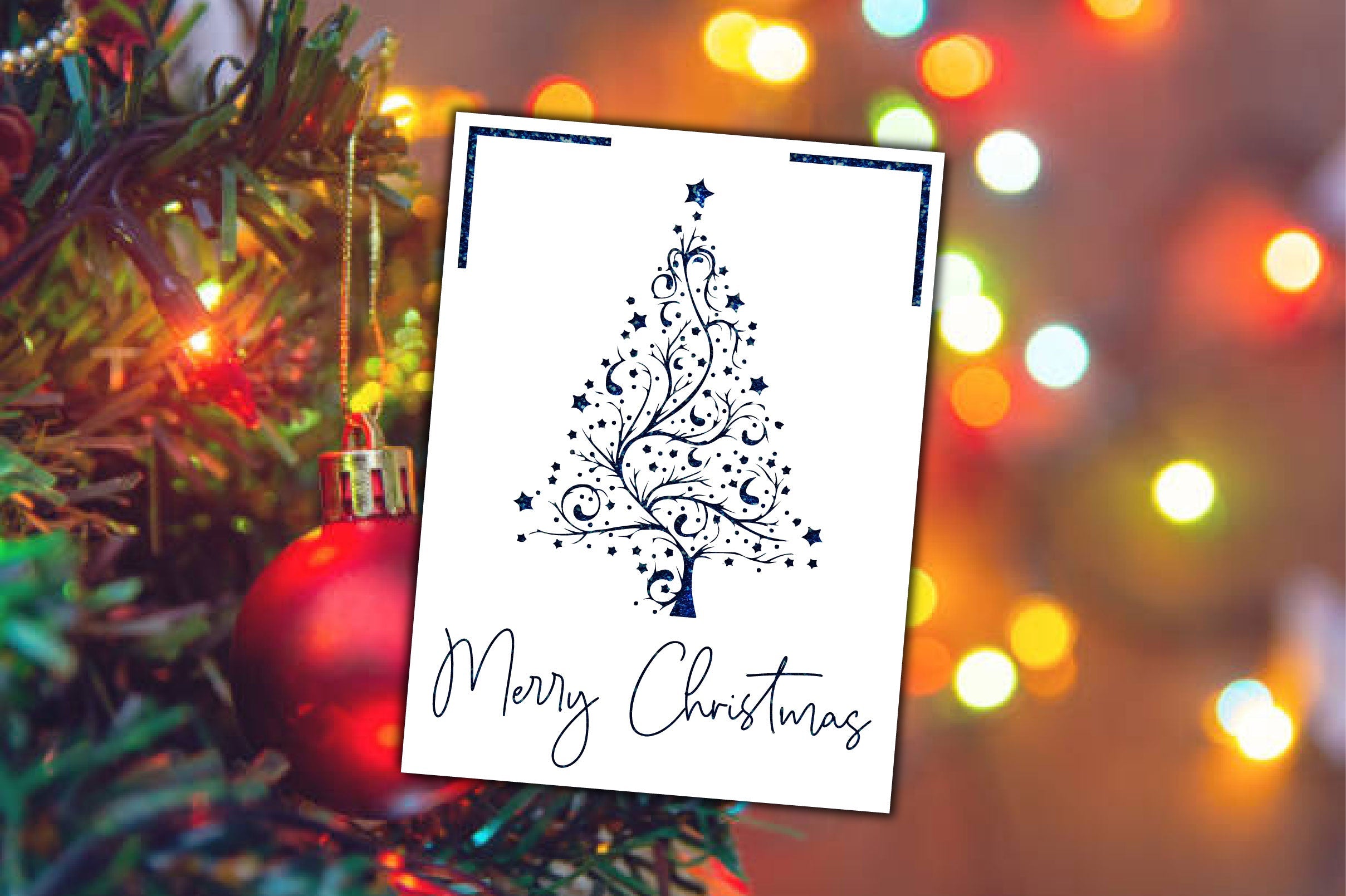 Merry Christmas Card SVG Bundle 1