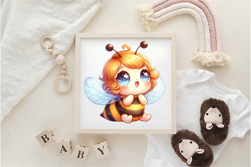 Bee Character Clipart Bundle - CraftNest - Digital Crafting and Art