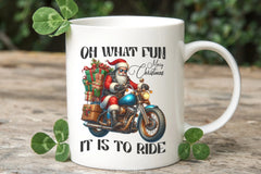 Christmas Biker Santa Clipart Bundle - CraftNest - Digital Crafting and Art