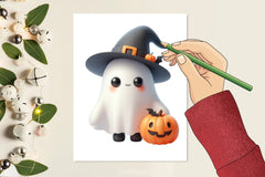 Spooky Ghost Halloween Clipart Bundle - CraftNest - Digital Crafting and Art