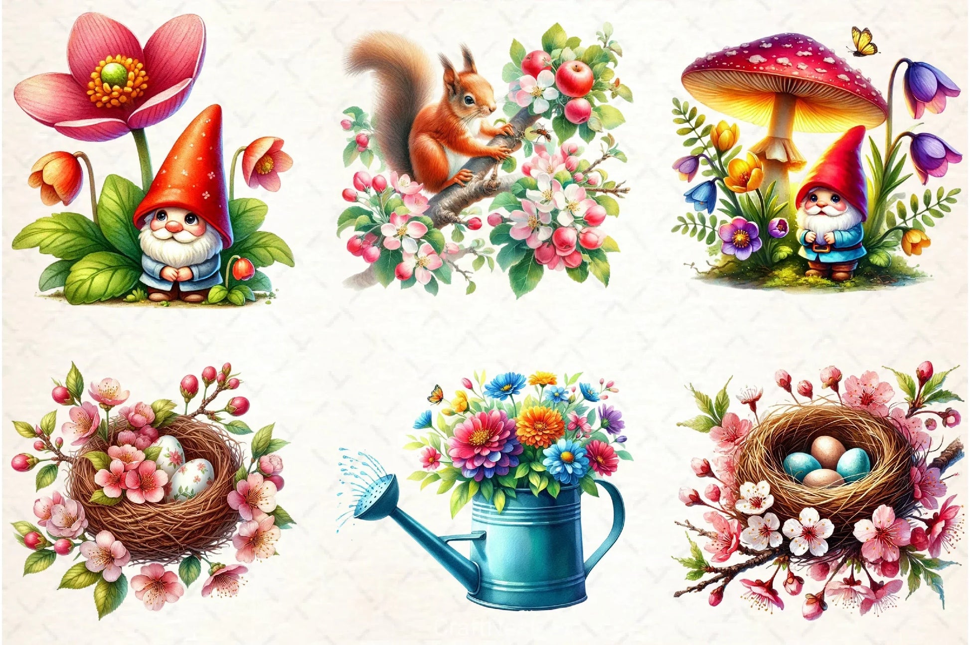 Spring Flowers Clipart Bundle 1 - CraftNest - Digital Crafting and Art