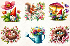 Spring Flowers Clipart Bundle 1 - CraftNest - Digital Crafting and Art