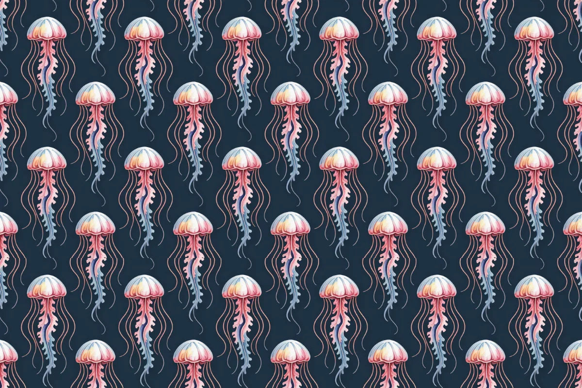 Jellyfish Seamless Papers - CraftNest - Digital Crafting and Art