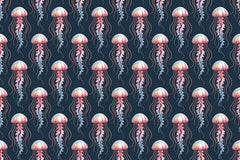 Jellyfish Seamless Papers - CraftNest - Digital Crafting and Art