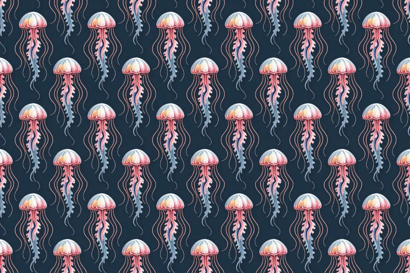 Jellyfish Seamless Papers - CraftNest - Digital Crafting and Art