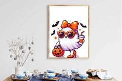 Cute Ghost Halloween Clipart Bundle 1 - CraftNest - Digital Crafting and Art