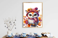 Fall Owl Clipart Bundle - CraftNest - Digital Crafting and Art