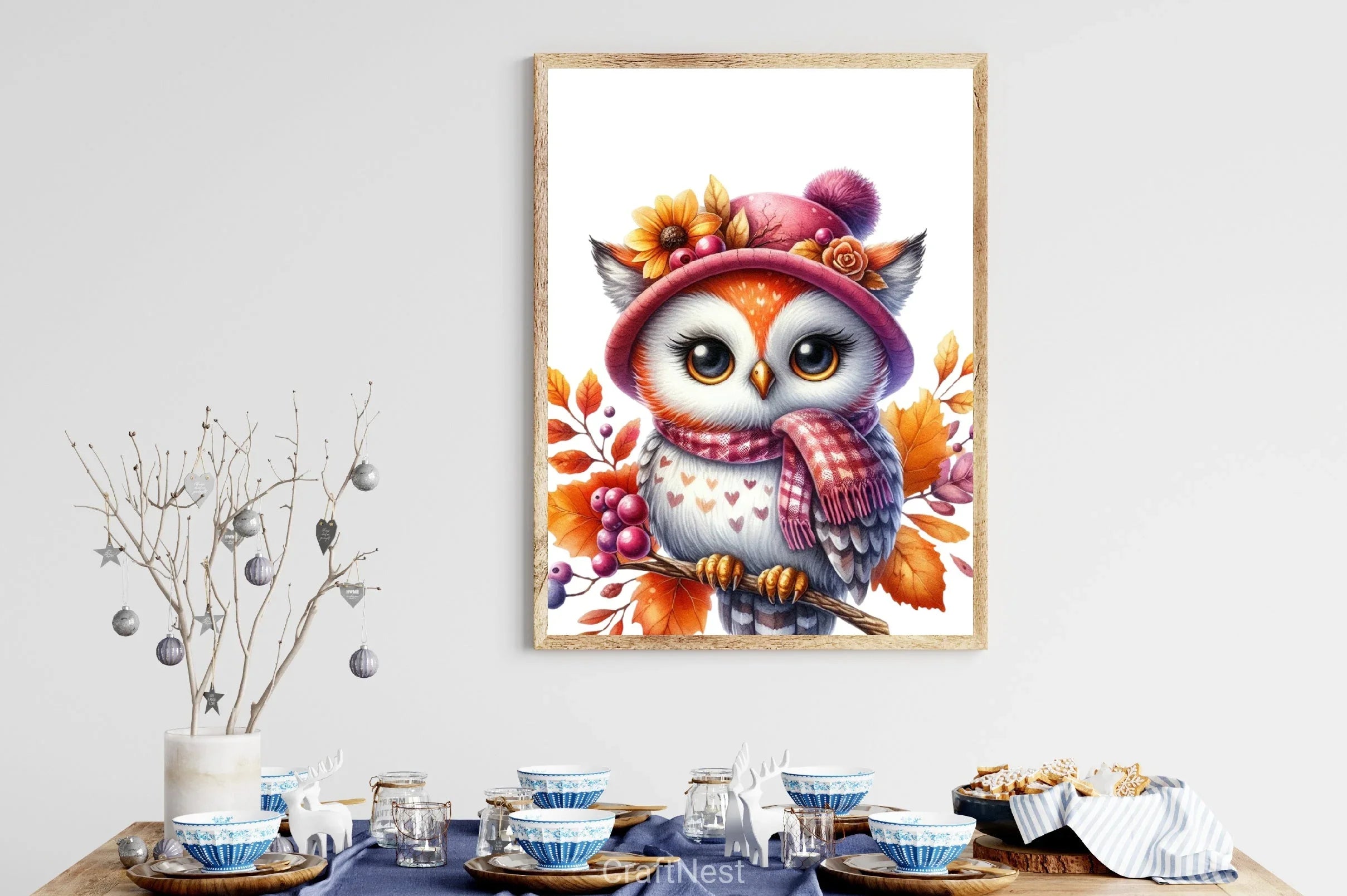 Fall Owl Clipart Bundle - CraftNest - Digital Crafting and Art