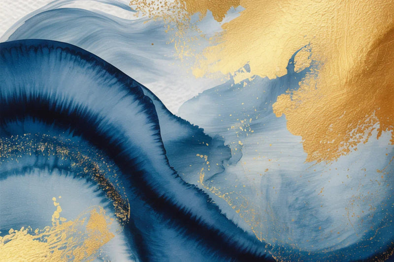 Navy Blue & Gold Background Papers - CraftNest - Digital Crafting and Art