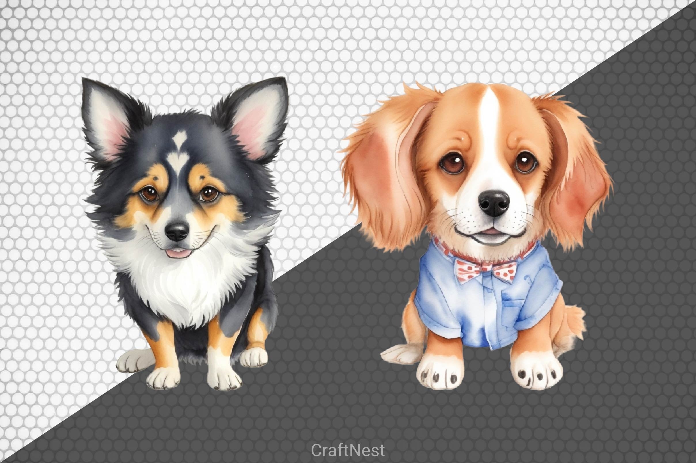 Cute Dog Clipart Bundle 2