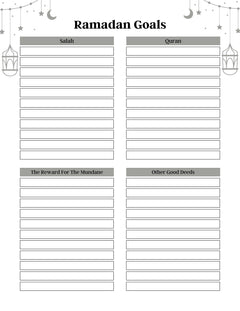 Ramadan Planner Canva KDP Planner - CraftNest - Digital Crafting and Art