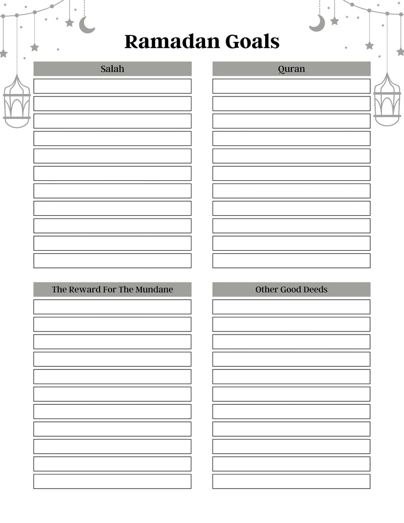 Ramadan Planner Canva KDP Planner - CraftNest - Digital Crafting and Art