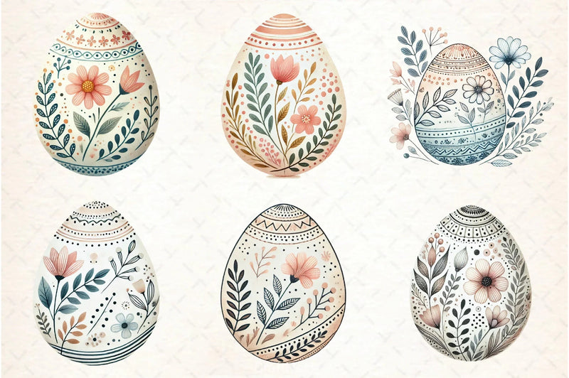 Easter Egg Clipart Bundle 2 - CraftNest - Digital Crafting and Art