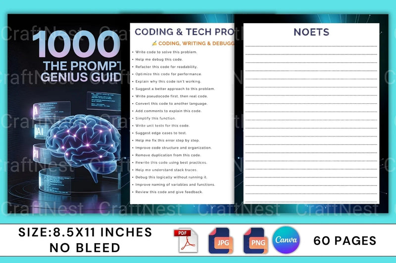 The Prompt Genius Guide: Mastering AI Prompts - CraftNest - Digital Crafting and Art