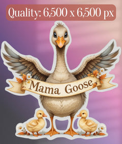 MAMA Goose Clipart Bundle - CraftNest - Digital Crafting and Art