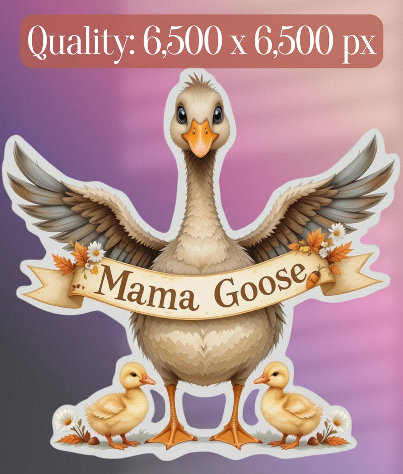 MAMA Goose Clipart Bundle - CraftNest - Digital Crafting and Art