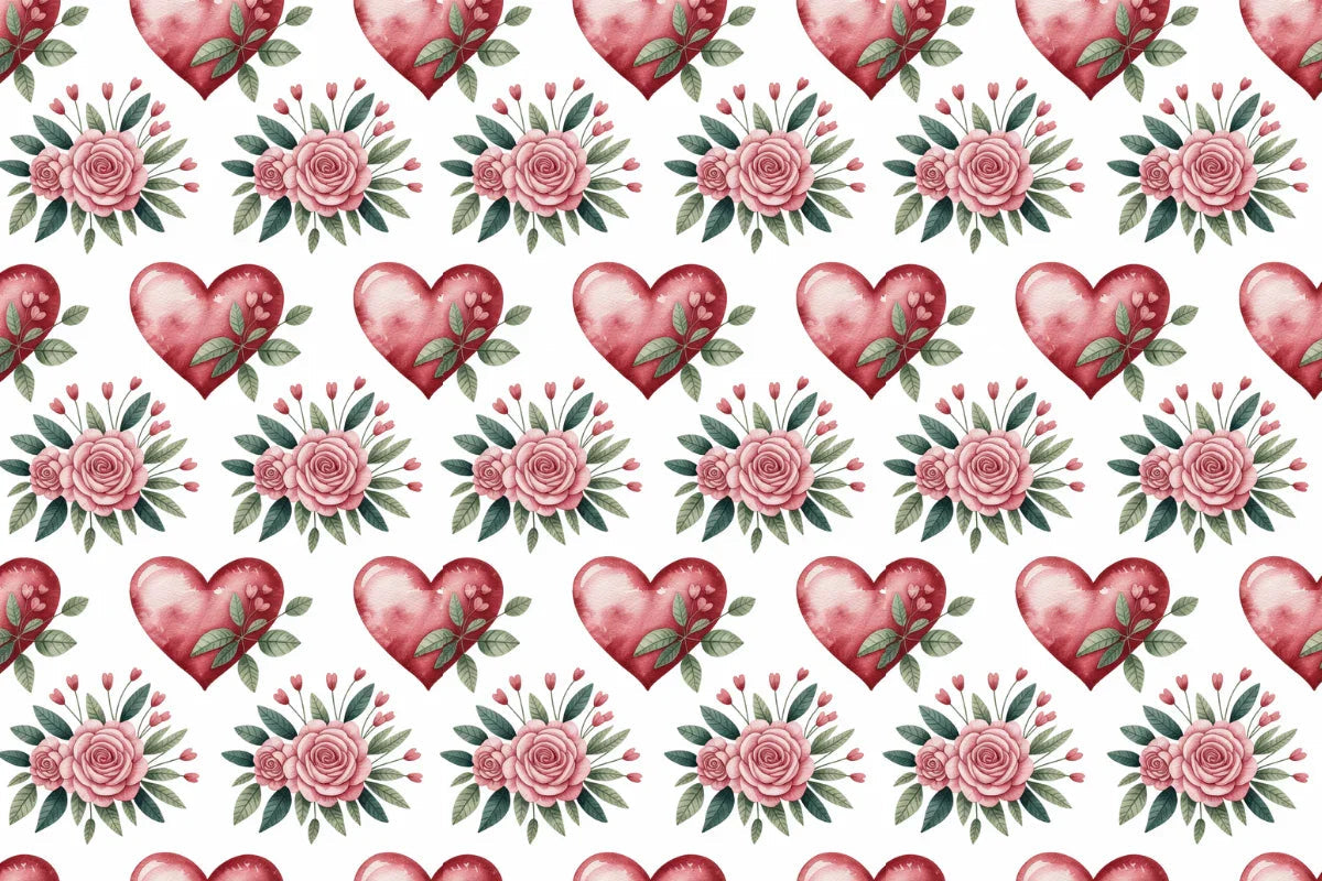 Sweet Valentines Seamless Papers - CraftNest - Digital Crafting and Art