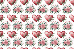 Sweet Valentines Seamless Papers - CraftNest - Digital Crafting and Art