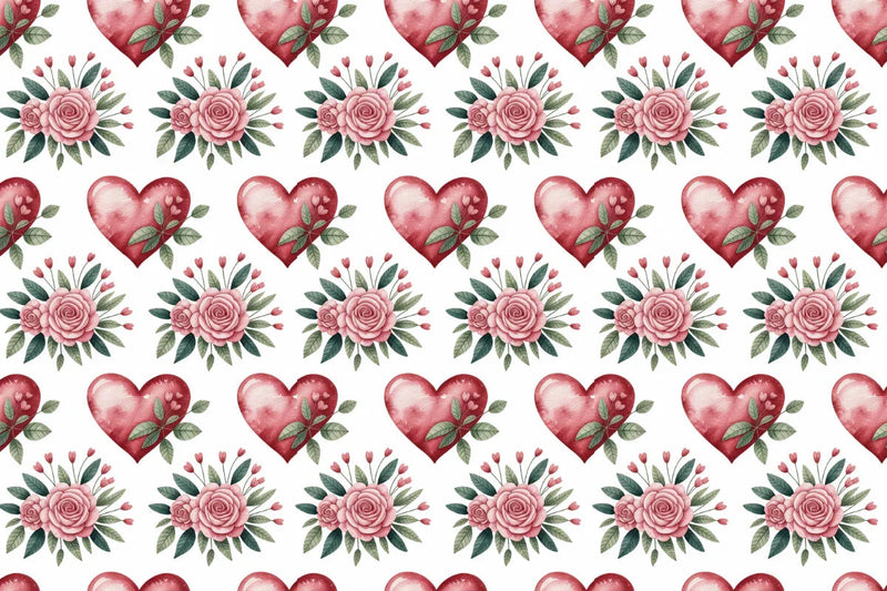 Sweet Valentines Seamless Papers - CraftNest - Digital Crafting and Art