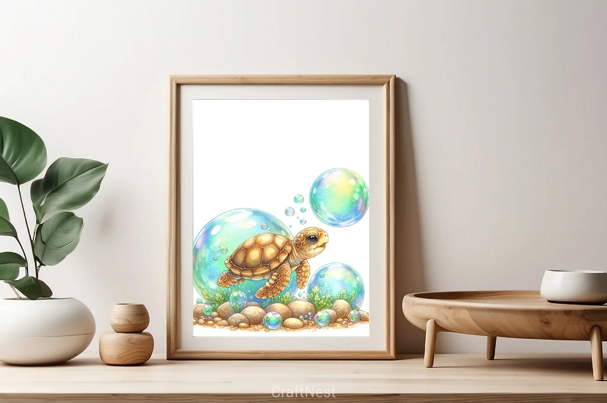 Baby Sea Turtle Corals Clipart Bundle - CraftNest - Digital Crafting and Art