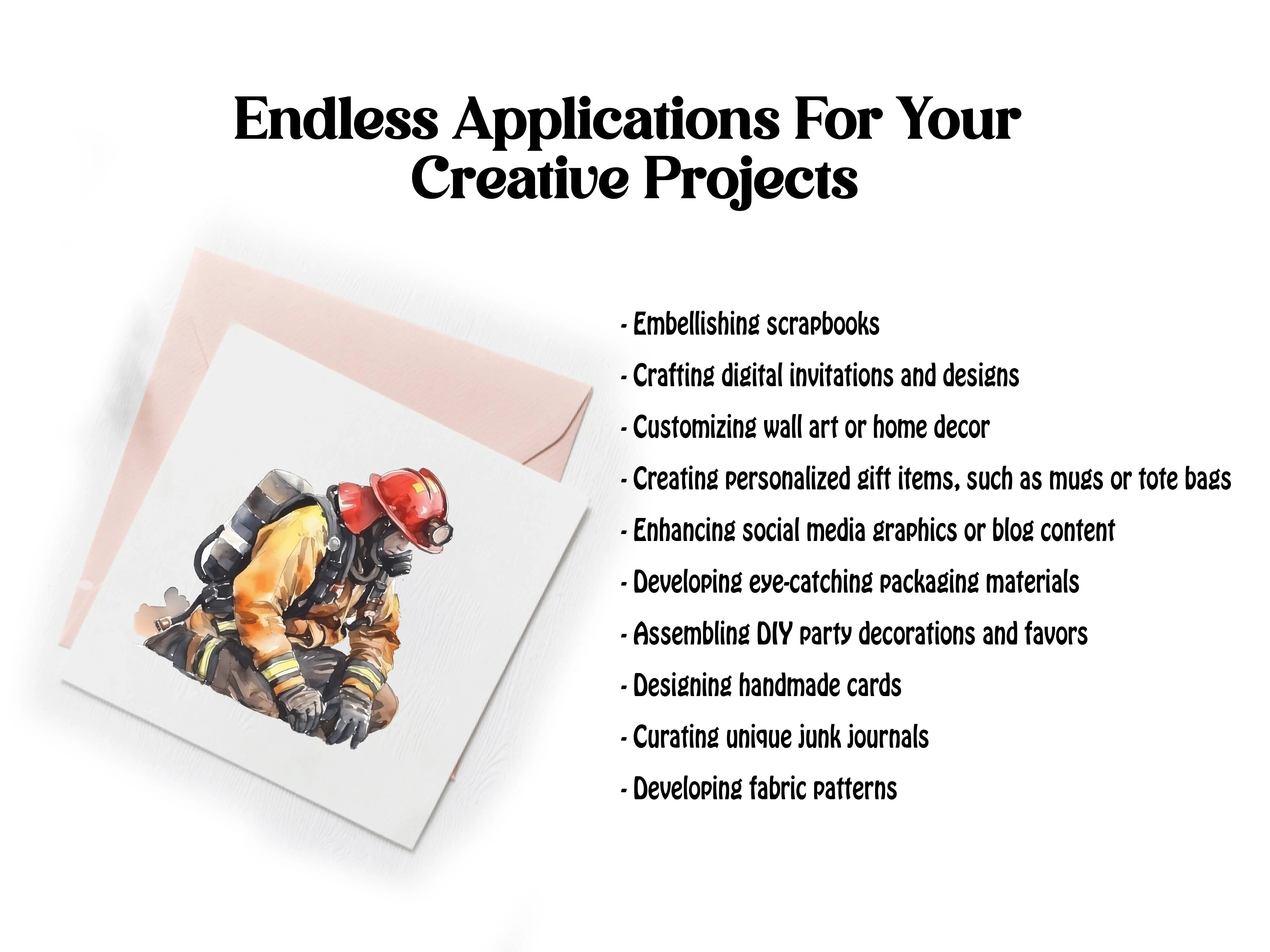 Firefighter Clipart - CraftNest